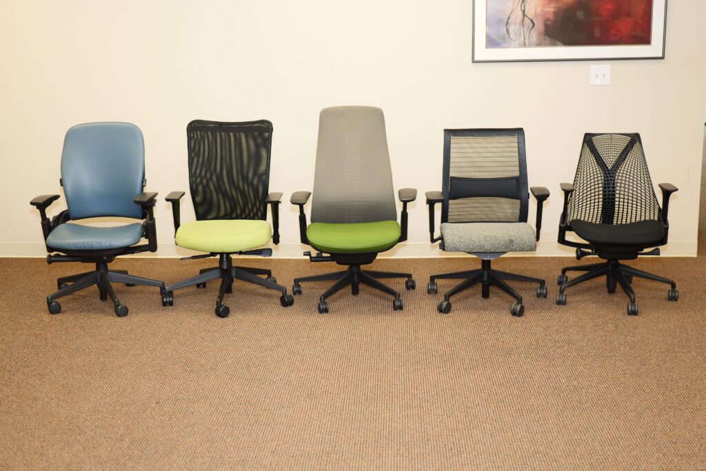 variety of office chairs
